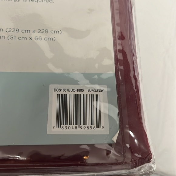 Truly Soft everyday Full/Queen 3 Piece Duvet Cover Set, Color: Burgundy - Picture 6 of 6